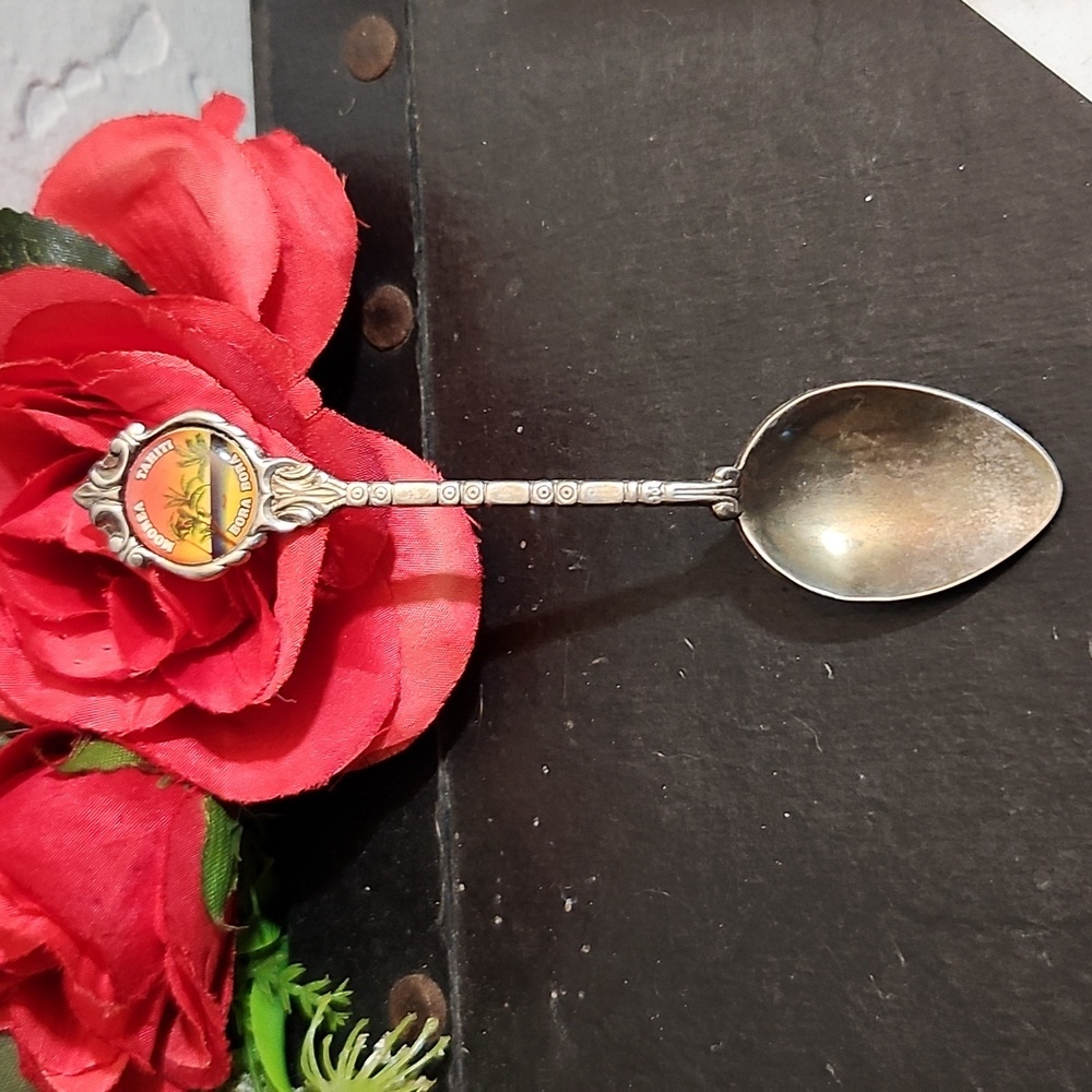 BORA BORA Tahiti Souvenir Spoon Silver Plated